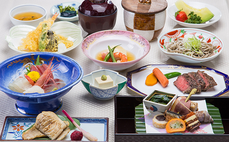 宿泊 越前若狭の幸プラン（1泊朝夕食付 ペア宿泊券）[048-k001]