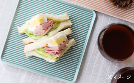 【波佐見焼】パン皿 2枚セット スカイブルー・ピンク【永泉】[MC77]