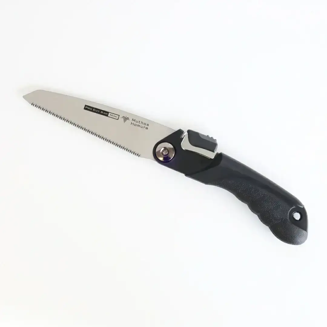 Pro Cut Saw Mini(ノコギリ) 125mm Wine-Red Collection ケース付 のこぎり 鋸 アウトドア用品 キャンプ用品 ワインレッド  [Muthos Homura] 【010S453】