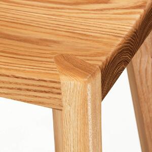 旭川家具 WOWの【WEDGE STOOL（スツール）】　エゾアッシュ_03204