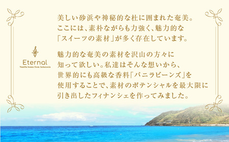 バニラ香るAMAMIフィナンシェ（プレーン＆島バナナ）　A157-001 プレーン 島バナナ 各 3個 計 6個 バニラ フィナンシェ 個包装 お菓子 おやつ デザート ケーキ スイーツ グルメ 焼き菓子 洋菓子 合同会社 AMAMIバリュープロデュース 鹿児島県 奄美市 奄美大島 お取り寄せ お取り寄せ 送料無料