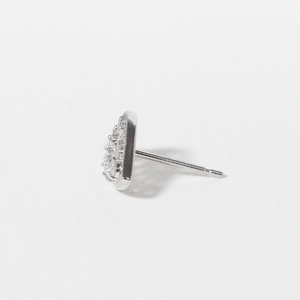 プラチナ扇形ダイヤモンドピアス 0.20ct  プラチナ900 ピアス ジュエリー アクセサリー PT900 レディース ダイヤ0.10ct×2 カラット 天然 ダイヤモンド プラチナ 宝飾 ジュエリー アクセサリー 山梨県 甲斐市 BQ-67