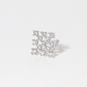 プラチナシンメトリーダイヤモンドピアス 0.28ct  ピアス PT900 プラチナ ダイヤモンド ダイヤ0.14ct×2 カラット 天然 ダイヤモンド プラチナ900 ジュエリー アクセサリー プラチナ レディース ファッション 宝飾 ジュエリー アクセサリー 山梨県 甲斐市 BQ-69