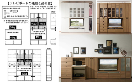 【リアルウォールナット】リビングシェルフ TVボード LTD-120 （W1200 D385  H1138mm）テレビボード  収納 完成品 木目 テレビ棚 シンプル 【46-52【1】】