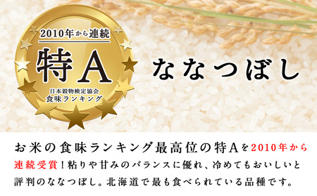 【令和7年産】【定期便 6カ月】北斗米ななつぼし 5kg