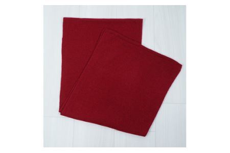 E1402国産カシミヤ100％糸使用国内生産カシミヤマフラー（ワイン）
