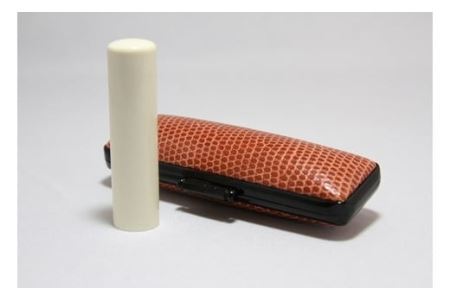 高級本象牙印鑑　16.5㎜×60.0㎜　ハンコ 判子 はんこ 印鑑 本象牙 印鑑 プレゼント ギフト 贈答 ケース付