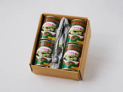 大江町柳川産 原木かのか茸（ブナハリタケ）水煮200g×4缶(固形量） 014-006