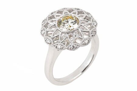 【ふるなび限定】【一点もの】ダイヤモンド（1.019ct）プラチナリング　R89　K05145-H　FN-Limited-SP