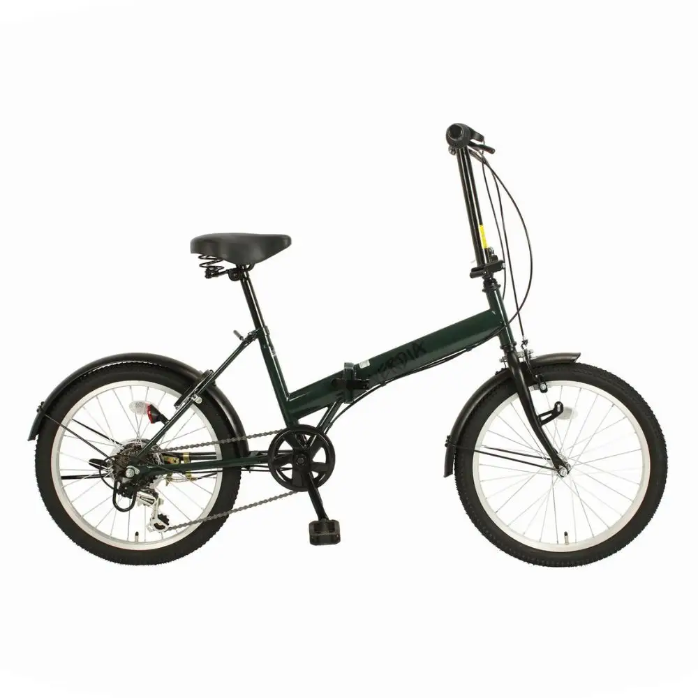 VERDIA 20インチ Green 送料無料 全国配送離島含│自転車 完成品 組み立て不要 折りたたみ自転車 武田産業