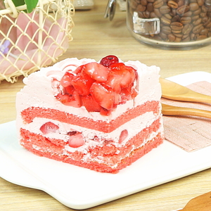 あまおう苺使用 ピンクのショートケーキ 5号 1個(直径約14cm) / ケーキ デザート [AFAK085]