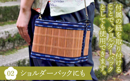 すだれ着物バッグ 巾着 バッグ 230g / バッグ[AFBI002]