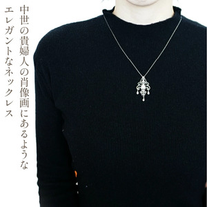 プラチナ　アンティークデザイン　トータルダイヤ　0.70ｃｔ　ネックレス　管理番号253164 218-078