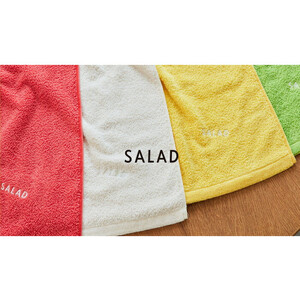 土から採れる　摘みたてタオル 『SALAD』 フェイスタオル 4枚セット