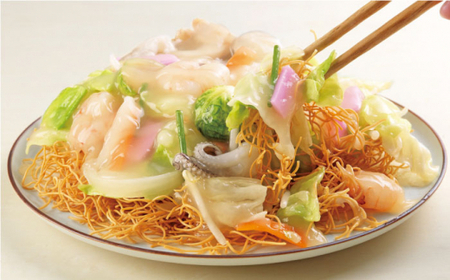 【全12回定期便】長崎ちゃんぽん・皿うどん揚麺　各5人前＜みろく屋＞[QBP026]