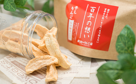 【レビューキャンペーン】干しりんご八つ切りタイプ30g×8パック  釈迦のりんご園[hi-0003-005]
