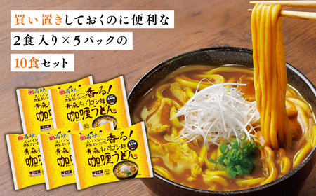 【レビューキャンペーン】高砂食品 青森ネバリゴシ麺カリーうどん10食　【 うどん 麺 カレー レトルト レトルト食品 セット 】[hi-0012-004]