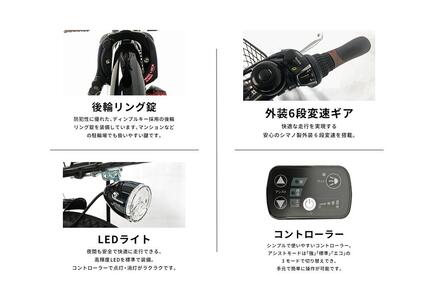 電動自転車 PELTECH（ペルテック）ノーパンク 折り畳み電動アシスト自転車 20インチ 折り畳み外装6段変速（TDN-208LN）【簡易組立必要】【ホワイトブラック】