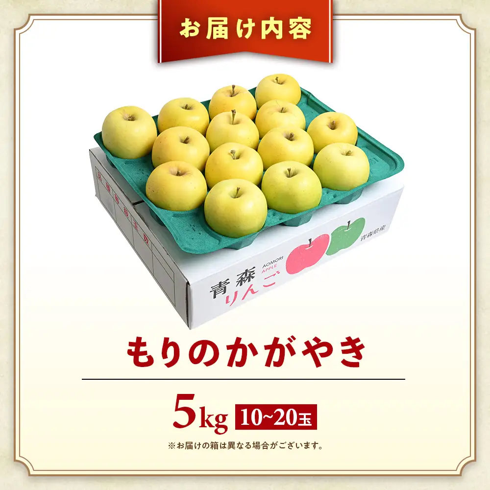 希少！ 青森県産りんご もりのかがやき 約5kg 10月上旬～ りんご