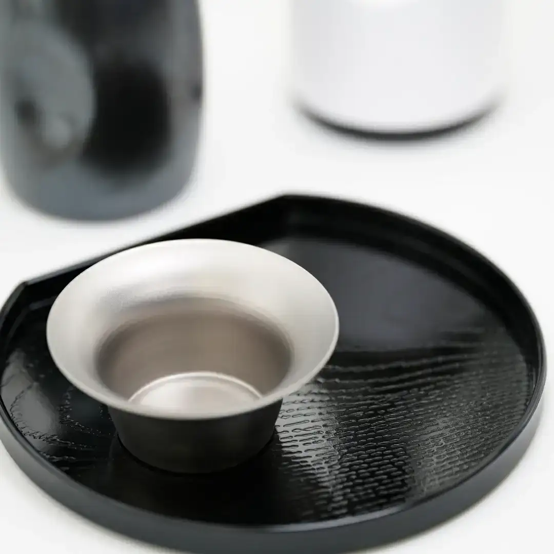 純チタン製お猪口 富士(Fuji) ・夏(花火) オシャレ おちょこ ぐいのみ おしゃれ 酒器 日本酒 チタン 燕三条製 プレゼント 退職祝い  【022S064】