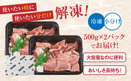 【ふるなび限定】牛肉 飛騨牛 焼肉 切り落とし1kg 牛肉 トキノ屋食品 FN-Limited-PR