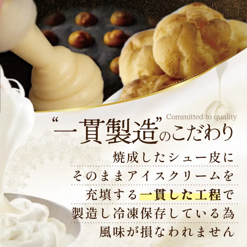 濃厚シューアイス20個セット【NS0000016】（ シュークリーム アイス 北海道 シュークリーム 別海町 シュークリーム アイスクリーム シュークリーム スイーツ ）