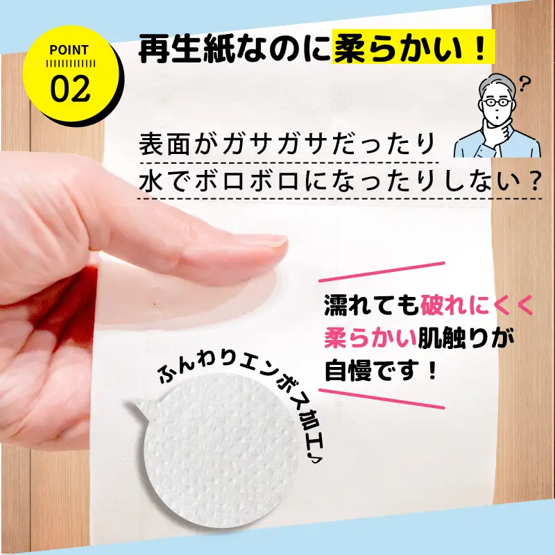 【2026年7月発送】 トイレットペーパー ダブル 2倍巻き 6ロール✕8P 無香料 トイレット