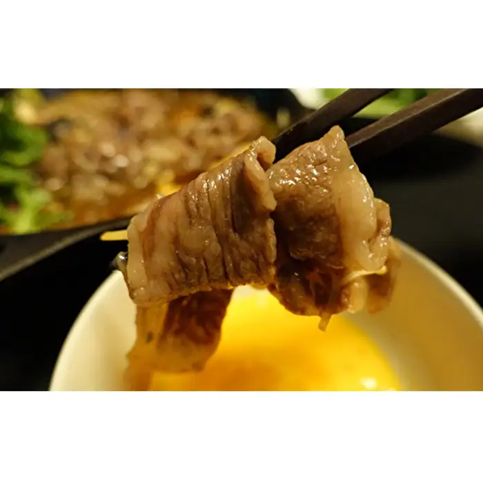 松川牧場のこだわり牛肉 上肩ローススライス（500g）　国産牛 No.131