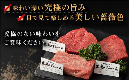 長崎和牛出島ばらいろ ステーキ 3種 [QBN005] 牛肉ステーキ 九州 長崎 佐々町 ふるさと納税 おすすめ 牛肉ステーキ