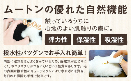 ムートン ぬいぐるみ くま ぐっど Mサイズ サンド
