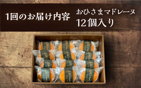 【全12回定期便】おひさまマドレーヌ12個入り[VBI023] お菓子 菓子 マドレーヌ