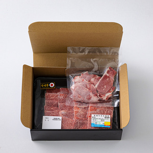 宮崎牛モモ焼肉　４００ｇ　＆　黒毛和牛小間切れ　１００ｇ