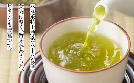 【全12回定期便】福岡銘茶八女茶 特選セット5種 合計550g 老舗製茶店 [VCL125]