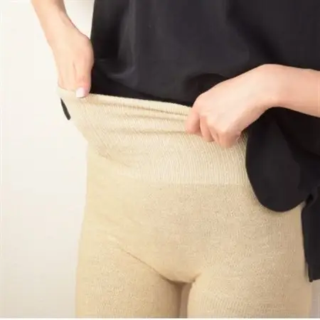 裏返し　シルクとオーガニックコットンの腹巻パンツ(ベージュ)1点/NSGK23-10_装飾品・工芸品  洋服   装飾品・工芸品  服飾小物 _【1447514】