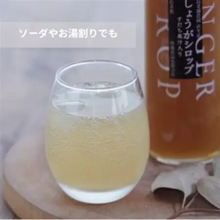 徳島県産果汁たっぷり　ゆず・しょうがシロップ(500ml)2本セット【5倍希釈】_果物・フルーツ  柑橘   野菜 にんにく・生姜 根菜 ニンニク にんにく しょうが ショウガ_【1209848】