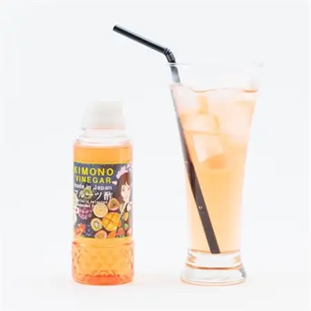 【KIMONO VINEGAR】フルーツ酢ジュース(国産いちご酢)180ml　16本/cs　_飲料・ドリンク  ジュース _【1375658】
