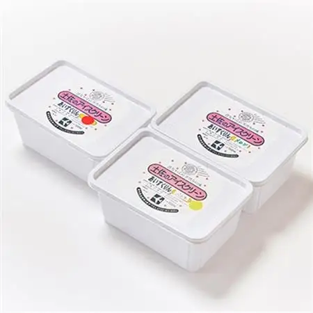 【メロン・バニラ・イチゴ】あいすくりん1リットル3種セット　ホームサイズ_菓子・スイーツ アイス・ジェラート  _【配送不可地域：離島】【1469217】