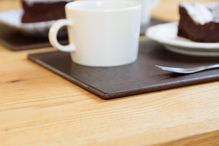 ランチョンマット KIRI Tea Mat（2枚組）【ブラウン】 テーブルマット 《サイズ：W280×D200×T6（mm）》