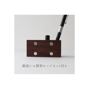 木製ナンバープレート　印鑑スタンド・ペン立て