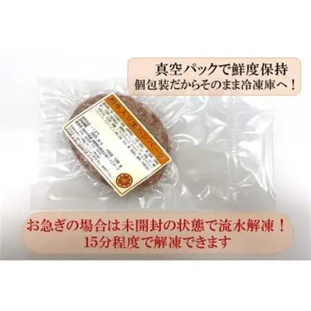 和牛入り生ハンバーグ8個(和風ステーキソース付き)【配送不可地域：離島】【1454831】