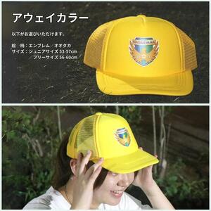 NAGAREYAMA F.C. 応援 カラー キャップ ストラップ キーホルダー 付き ホームカラー オオタカ フリーサイズ 56-60cm