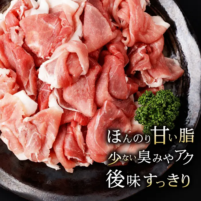 【訳あり】諫美豚 切り落とし 2.1kg / 豚肉 切り落とし [AHAD063]