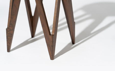 CO･DA･MA High Stool＜ウォールナット＞（NC-158 レッド）
