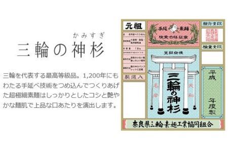 AH-29.【秘密のケンミンSHOWにて絶賛】三輪素麺　神杉　1300g