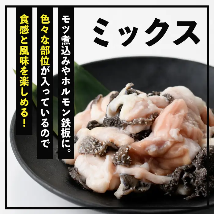 黒毛和牛ホルモン3種盛合わせ(小腸:200g 丸腸:200g ミックスホルモン:200g)【00-030-05】