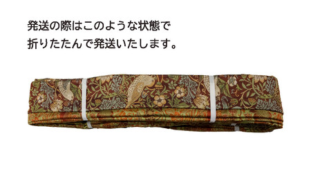 オーダーカーテン　ウィリアムモリス「いちご泥棒　赤」　サイズ：巾190㎝×丈240㎝ / オーダー カーテン 新生活 模様替え インテリア 1枚 レッド おしゃれ シンプル 重厚感【cbi917-berr-r】