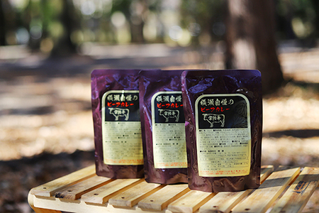 横瀬自慢のビーフカレー　中辛（200g×3袋）【茨城県共通返礼品（常陸牛）】｜やわらか肉　とろみ　レトルト　常陸牛　カレー　常温　温めるだけ　保存食　災害非常食　キャンプ　お中元　お歳暮　ギフト  防災 備蓄 非常食 保存食  アウトドア ※離島への配送不可 ※2026年1月中旬以降に順次発送予定
