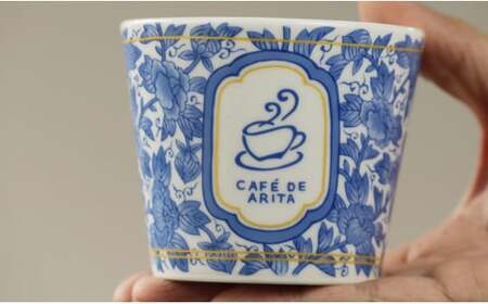 限定品！有田焼 coffee カップ そばちょこ【Cafe de ARITA】カフェドアリタ 食器 器 カップ フリーカップ コーヒーカップ そば猪口 うつわ 可愛い カフェ コーヒー おうちカフェ 電子レンジ対応 A14-183