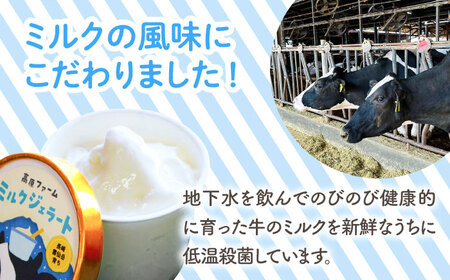 ジェラート 濃厚ミルク 6個入り / ジェラート じぇらーと アイスクリーム あいすくりーむ スイーツ デザート / 南島原市 / 高原ファーム [SFP001]