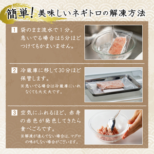 a12-200　天然本鮪入りねぎとろ【80g×12パック】